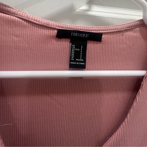 Forever 21 ribbed twist bodysuit small - Picture 4 of 5